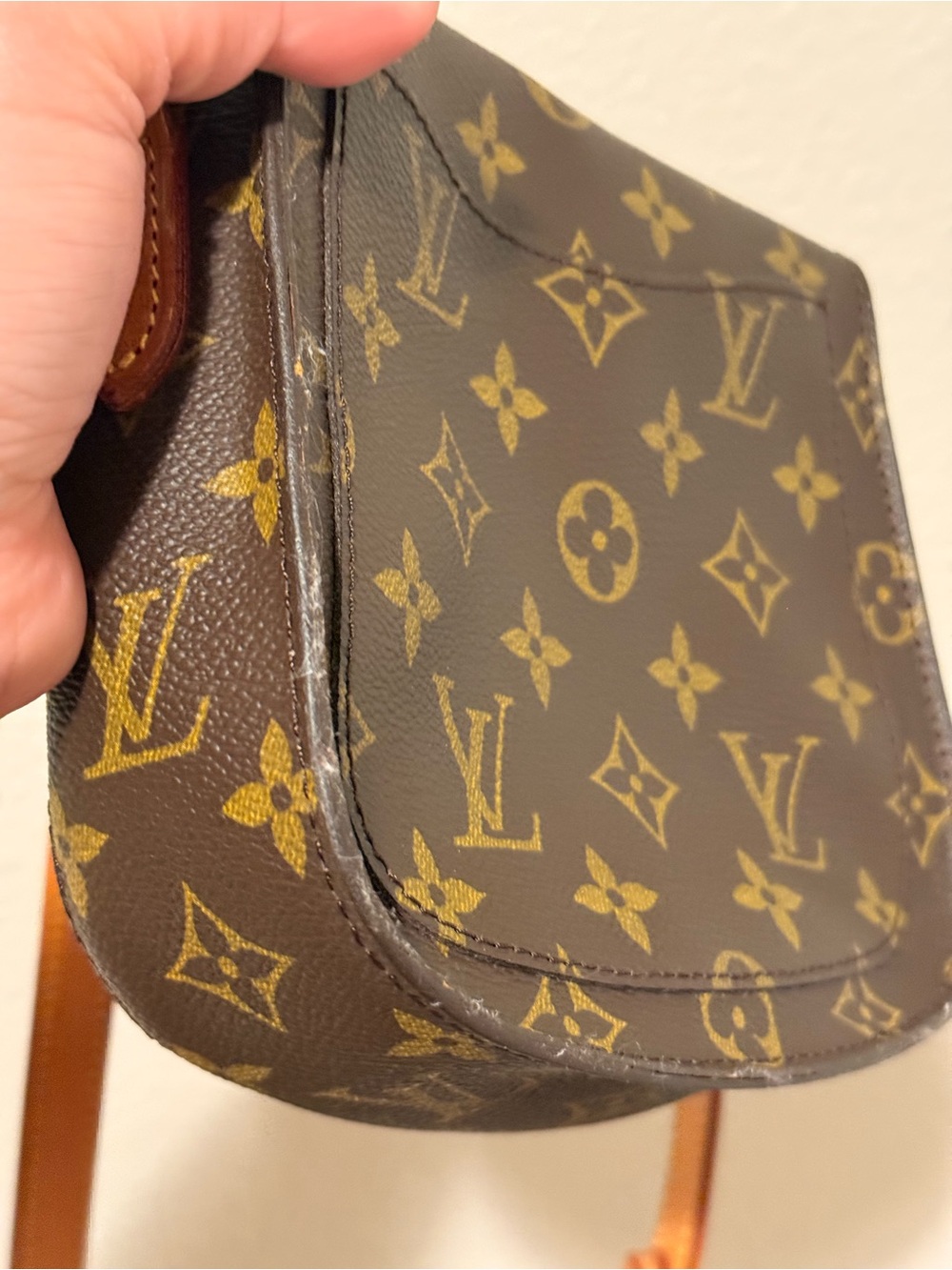 Vintage Louis Vuitton Monogram Louis Vuitton Saint Cloud Crossbody Bag PM 882VI - Picture 15 of 16